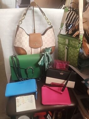 Sellers Bundle Of 7 ALL Euc/Like New Coach, Ted Baker, 3 Kate Spade, Londn Fog +